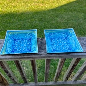 Blue and Green Ceramic Bowl